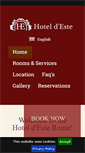 Mobile Screenshot of hoteldesterome.com