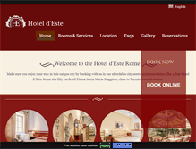 Tablet Screenshot of hoteldesterome.com